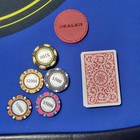 Poker Dealer Button Red