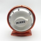 Vintage Mid Century Mirro Robert Shaw Copper Kitchen Timer - Read