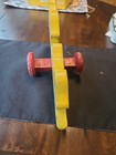 Antique Wood Pull Childs Toy C1930s Vintage Handmade Painted Ducks  Missing Pull