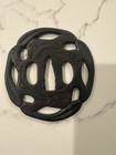 Antique Japanese Iron Tsuba Sword Guard With Chasing Rabbits