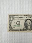 2013  Federal Reserve Note One Dollar Bill banknote  Special Numbers 9999 In S 