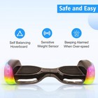 6 5 Inch Hoverboard Electric Self-balancing Led Light Wheels 7 5mph For Kids