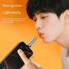 Outdoor Safety Type-c Portable Cigarette Lighter Mini  Air Blowing Lighter