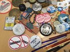 Vintage Large Junk Drawer Lot - No Junk Collectibles Mixed - Pins  Pinback  Toys