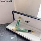 Limited Edition Montblanc Patron Of Art Joseph Ii Green Totem Ballpoint Pen