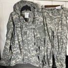 Us Army Cold Weather Coat Soft Shell Field Jacket   Pants Digital Camo Size L