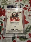 2026 Walking Dead Psa Exclusive Psa Graded Dual Auto Sd-11 Red black 1 1