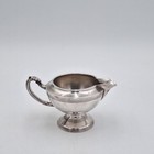 Vintage Homan Mfg Co Quadruple Silverplate Creamer Sugar Bowl Matching   Set
