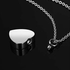 Heart Urn Necklace Cremation Jewelry Keepsake Memorial Pendant Wings Hearts 21 