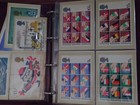 Vintage Royal Mail Phq Stamp Cards Album - Large Binder Collection Job Lot 80  