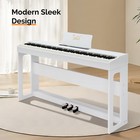 Glarry Gdp-104 88 Keys Full Weighted Keyboards Digital Home Piano W  Accessories