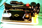 1952 Singer 15-sewing Machine  Partial Tested Working With Case Al249189
