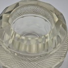 Late 1800 s Antique Crystal Match Striker Thomas Webb Attribution Cut Lead Glass