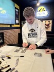 Reece Vander Zee Custom Signed Card Iowa Hawkeyes Free Shipping    