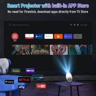 4k Mini Projector 10000 Lumen Led 1080p Wifi Bluetooth Uhd Portable Home Theater