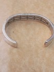 Bruce Morgan Sterling Signed Cuff Bracelet Native American Indian Navajo