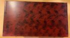 Miniature Artisan Chest W dt  Top   4 Drawers-painted Redish Brown black Sponge