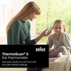 Braun Thermoscan 5 Ear Thermometer  Digital Display  Baby And Infant Thermometer