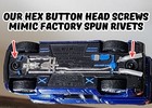 208pc Wheel Swap Starter Kit-black Hex Screw Edition For 1 64 Hot Wheels Customs