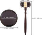 Wooden Gavel And Block Set  Wooden Gavel And Sound Block Set For Lawyer Judge Au