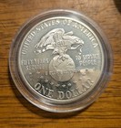 1991-s Uso 50th Anniv  Silver Proof Commemorative Dollar Us Uncirculated Coin  1