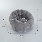 Adult Bean Bag Chair  Floral-shaped Bean Bag Sofa  Ultra-soft Faux Fur Sofa  Lar