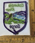 Vintage Columbia River Gorge Oregon Iron On Patch Voyager Travel Souvenir
