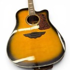 E1 Player By Keith Urban Sunburst Acoustic Guitar  mint  With Case   Lesson Cds