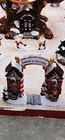 Kirkland Signature Illuminated Ceramic Christmas Village Set 32pc Santa