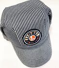 Classic Lionel Trains Hickory-striped Engineer s Hat Adult Size  Brand New 