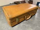 Vintage Hartmann Knocabout Leather Suitcase Briefcase Tan