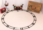 Scarce  maroon  Vers  Disney 1934 Lionel Mickey Mouse Handcar box track key more