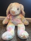 Pristine Vintage Ty Giant Hippie Bunny 21    Pastel Tie Dye Rabbit W  Hang Tag