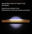 Acoustic Guitar Nut And Saddle Set real Bone Pre-slotted 43mm   1 Set