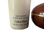 Vintage Obsession By Calvin Klein Body Talc   Powder Lot 3 5 Oz 1 Oz  75 Oz