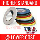 6 Rolls 3 8  180 Yard Produce Poly Bag Sealer Tape All Colors Red Green Blue Etc