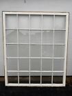 1920   s   1930   s Vintage Antique Rustic Farm Window Sash 25 Wavy Glass Pane Frame