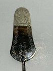 Vintage Signed Dep A b Italy Silver Alloy Handle Cake Pie Server Engraved