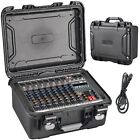 Pro 8 Channel Mixer W power Amplifier 1000w W bluetooth Sound Package Powertable