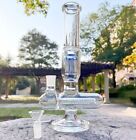Heavy 11  Tree Filter Glass Bong Tornado Recycler Inline Perc Water Pipe Hookah