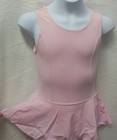 Sansha 9509 Girls Dance Dress Skirted Leotard Pink Tank Style Princess Seams