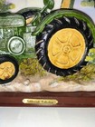 Green John Deere Looking Tractor Table Top Light 10 x 7 5  Goldenvale Collection