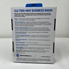 Motorola Cls1410 Two-way Business Radio 4 Channel 1 Watt Uhf Cu1410bkv4ba New