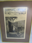 Lot Of 2 Harpers Weekly Professionally Framed Single Pages 11 05 1870 06 26 1875