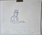 Hank King Of The Hill Original Hand Drawn Storyboard Production Art Sketch