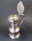 Vintage German Rein Zinn Pewter 95  Lidded Pitcher W  Handle 7 