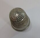 Classic Old 1930 s Nickel Plated Brass Antique Sewing Thimble