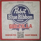 4 Coasters Godzilla X Pabst X Attack Peter Authentic Collab