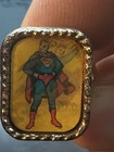 Rare Superman Flicker Flash Ring Vari-vue 1959-1963 Rope Base Flying   Standing