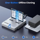 4-bay Offline Clone M 2 Nvme sata Ssd Cloner M 2 Nvme sata Duplicator For Sata